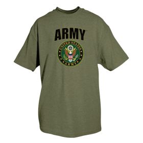 ARMY CREST TSHIRT OD XXXL *SY