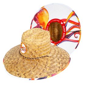 Octopus Straw Lifeguard Hat