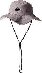 Quiksilver Men's Bushmaster Sun Protection Floppy Visor Bucket Hat (Color: Sleet)