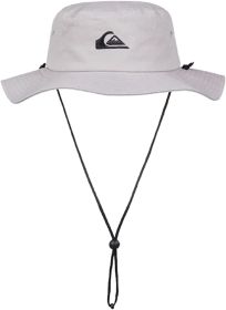 Quiksilver Men's Bushmaster Sun Protection Floppy Visor Bucket Hat (Color: Steeple Grey)