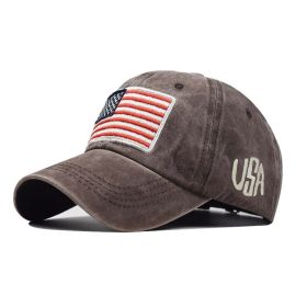 Fashion American Flag Camouflage Baseball Cap Men's Women's Rebound Cap Army Bone Truck Driver High Quality Gorras (Color: 2)