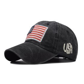 Fashion American Flag Camouflage Baseball Cap Men's Women's Rebound Cap Army Bone Truck Driver High Quality Gorras (Color: 3)