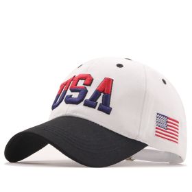 USA Flag Baseball Cap For Men Women Cotton Snapback Hat Unisex America Embroidery Hip Hop Caps Gorras Pet (Color: 3)