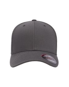 Adult 6-Panel Trucker Cap - BLACK - OS (Color: CHARCOAL)