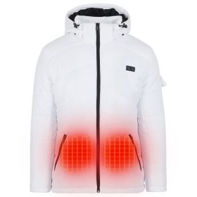 Helios - Paffuto Heated Coat (Color: White-Female)