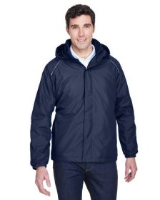 CORE365 88189 Men's Brisk Insulated Jacket (Color: CLASSIC NAVY)