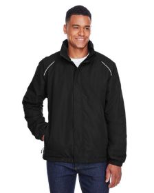 CORE365 88224 Men's Profile Fleece-Lined All-Season Jacket (Color: Black)