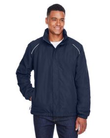 CORE365 88224 Men's Profile Fleece-Lined All-Season Jacket (Color: CLASSIC NAVY)