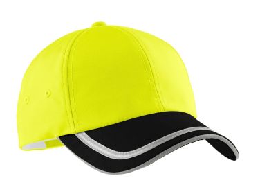 Port Authority Enhanced Visibility Cap C836 (Color: Safety Yellow/ Black)