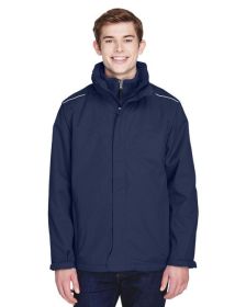 CORE365 88205 Men's Region 3-in-1 Jacket with Fleece Liner (Color: CLASSIC NAVY)