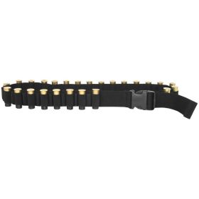 SHOTGUN CANVAS SHELL BANDOLIER (Option: BLACK)